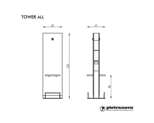 Зеркало парикмахерское TOWER